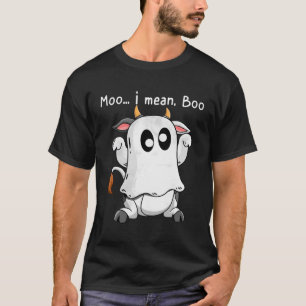 Camiseta Moo, me refiero a Boo Farme de Halloween Vaca Fant
