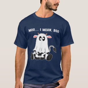 Camiseta Moo, me refiero a Boo Farme de Halloween Vaca Fant