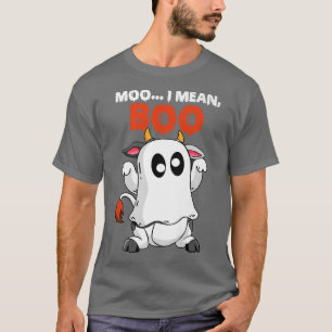 Camiseta Moo, me refiero a Boo Gracioso Fantasma Calabaza V