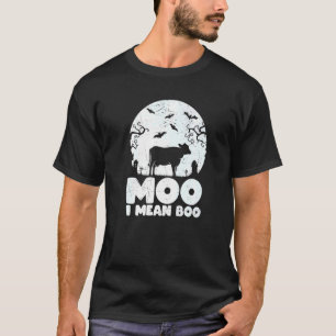 Camiseta Moo, me refiero a Boo Halloween Cow