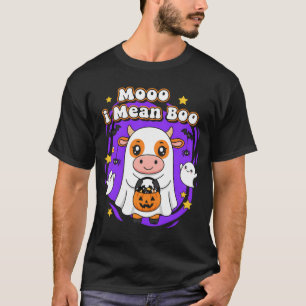 Camiseta Moo, me refiero a Boo Witch Scottish Highland Cow