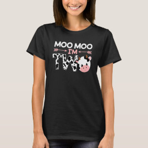Camiseta Moo Moo Soy un agricultor de granjas de leche para