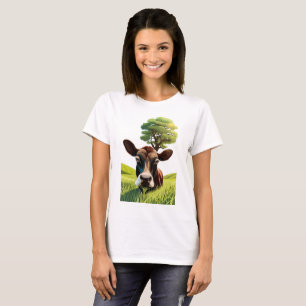 Camiseta Moo-ning para un masaje