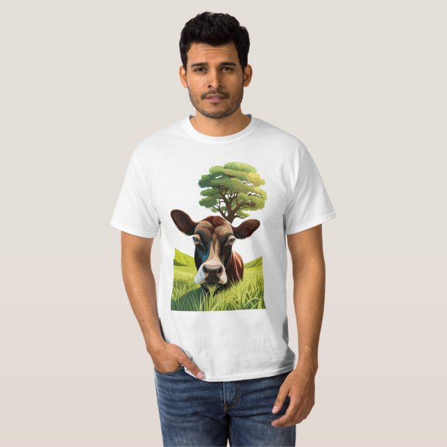 Camiseta Moo-ning para un masaje (Anverso completo)