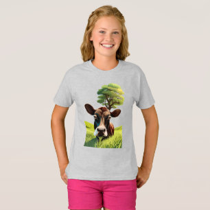 Camiseta Moo-ning para un masaje