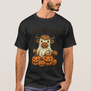Camiseta Moo... Quiero decir Boo Papel de Toro Vaca Highlan