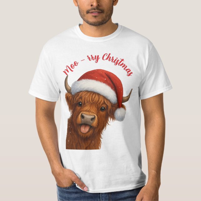 Camiseta Moo-rry ChristmasT-Shirt (Anverso)
