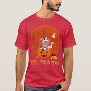 Camiseta Moo, soy una divertida cabra de vacas halloween en