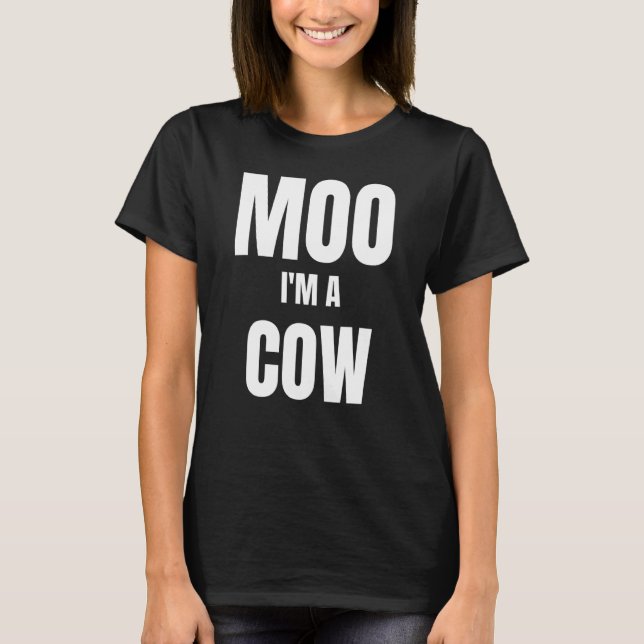 Camiseta Moo soy una vaca (Anverso)