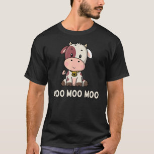 Camiseta Moo Vaca Vaca Niños amantes Granja Vaca Vaca 1