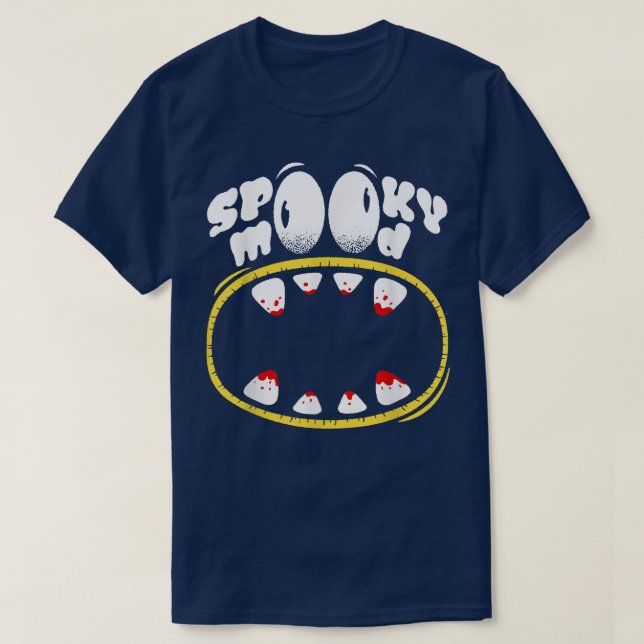 Camiseta Mood espeluznante Halloween Disstume Monster Funn  (Diseño del anverso)