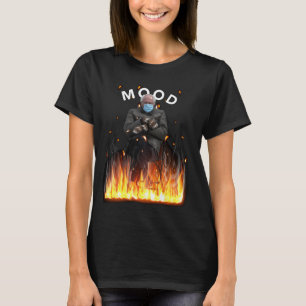 Camiseta Mood Funny Bernie Sanders Mittens Flama Meme
