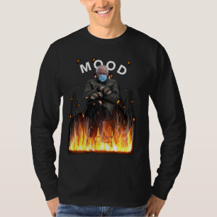 Camiseta Mood Funny Bernie Sanders Mittens Flama Meme