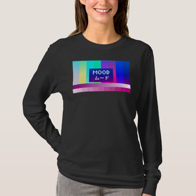 Camiseta Mood Vaporwave Estético japonés (Anverso)
