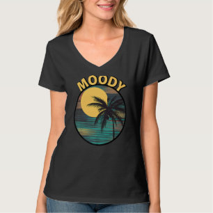 Camiseta Moody Beach Family Vacation Travel Gráfico de vera