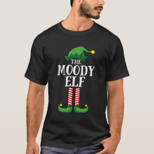 Camiseta Moody Elf Navidades del grupo familiar coincidente