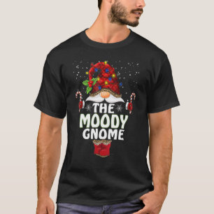 Camiseta Moody Gnome Buffalo Plaid Matemático Christma
