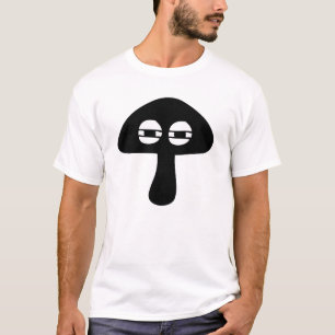Camiseta Moody Mushroom Face Silhouette No Es Gracioso