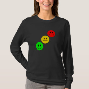 Camiseta Moody Stoplight Diagonal Stop Light Foca al tráfic