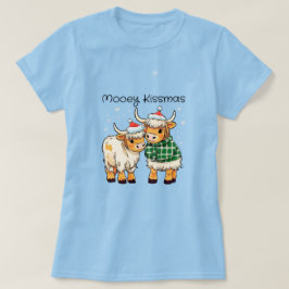 Camiseta Mooey Kissmas Highland Vacas Shirt