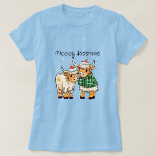 Camiseta Mooey Kissmas Highland Vacas Shirt
