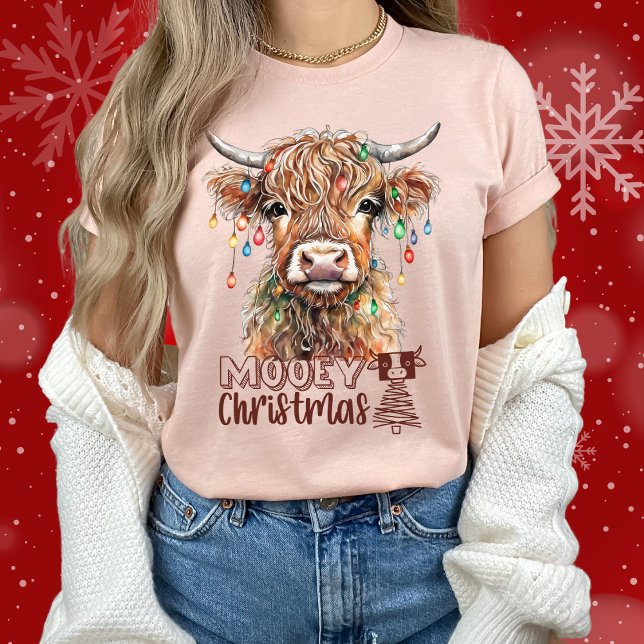 Camiseta Mooey Navidades Vaca Navidades Adorable Cow Funny (Subido por el creador)