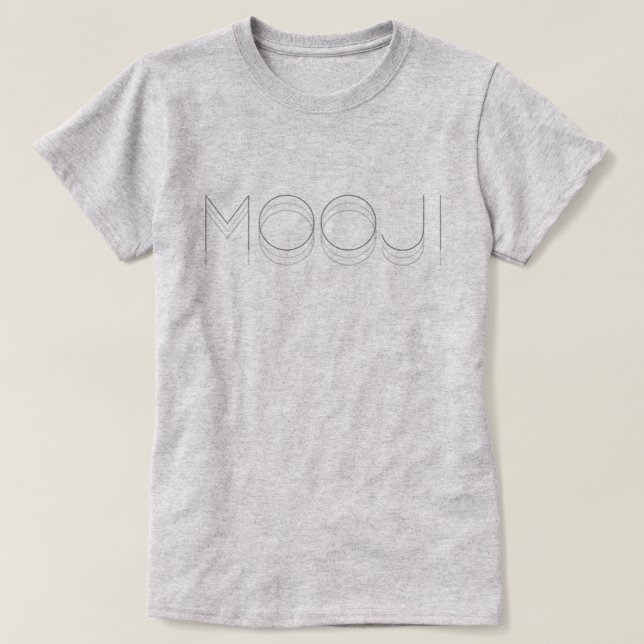 Camiseta mooji (Diseño del anverso)