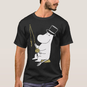 Camiseta Moomin Moominpappa Pesca Contorno Arena