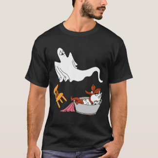 Camiseta Moomintroll azul de esquí atrapado en la nieve Jue
