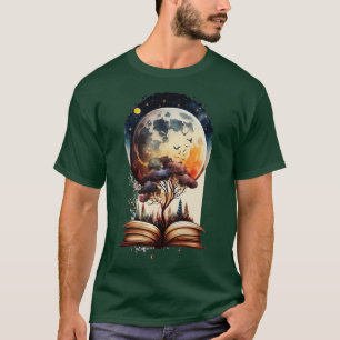 Camiseta Moon and books
