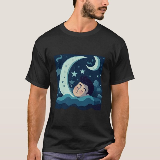 Camiseta Moon And Sleep (Anverso)