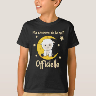 Camiseta Moon Animal Sheep Official Sleep Shirt