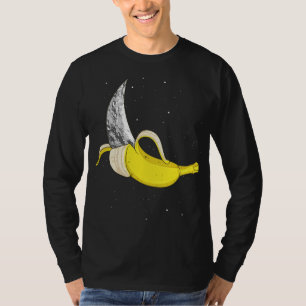 Camiseta Moon Banana Funny Space Food Weird Fruit Surreal P