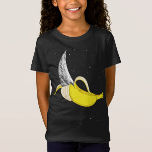 Camiseta Moon Banana Funny Space Food Weird Fruit Surreal P