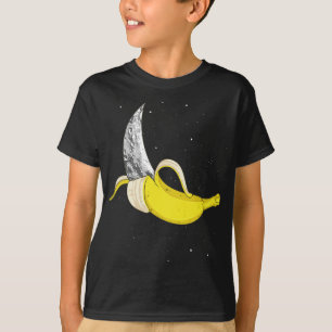 Camiseta Moon Banana Funny Space Food Weird Fruit Surreal P