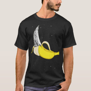 Camiseta Moon Banana Funny Space Food Weird Fruit Surreal P