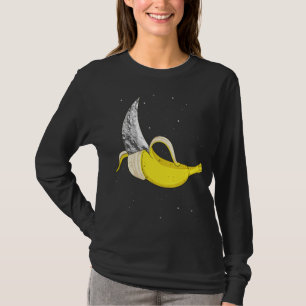 Camiseta Moon Banana Funny Space Food Weird Fruit Surreal P