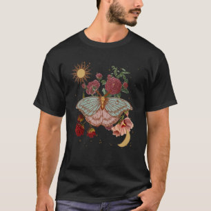 Camiseta Moon Butterfly Floral Mystical Sagrado Ocurrido