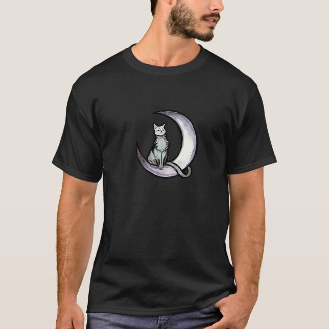 Camiseta Moon Cat moonchild kitty  3 (Anverso)