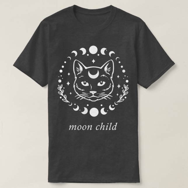Camiseta Moon Child New Age Mystical Moon Phase Goddesar Ta (Diseño del anverso)