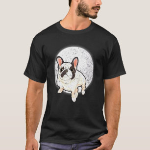 Camiseta Moon Cute Animal Frenchie Dog Mascota Padre Francé