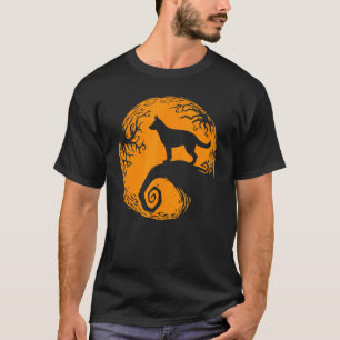 Camiseta Moon de la cosecha del pastor alemán