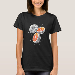 Camiseta Moon Es Un Astronauta Astral Naranja Para El Espac