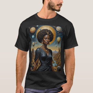 Camiseta Moon Goddess Power Shirt, afrofuturista