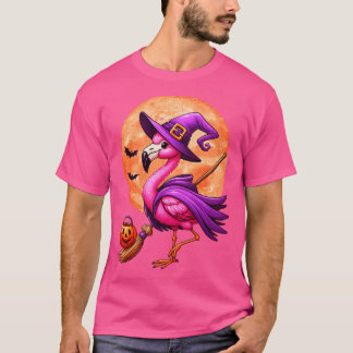 Camiseta Moon Halloween Flamingo