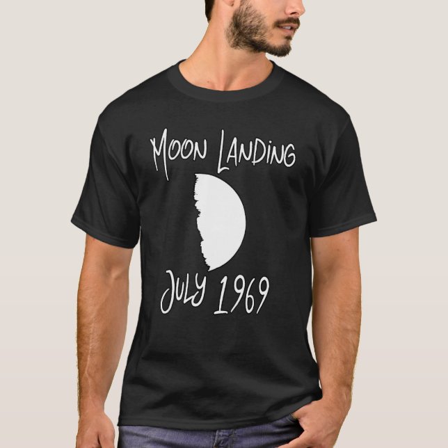 Camiseta Moon Landing 1969 Galaxy Astronomer Space Physics (Anverso)