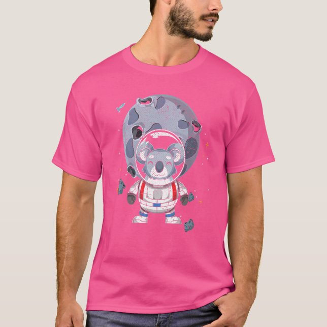 Camiseta Moon Landing Cute Astro Animal Aussie (Anverso)