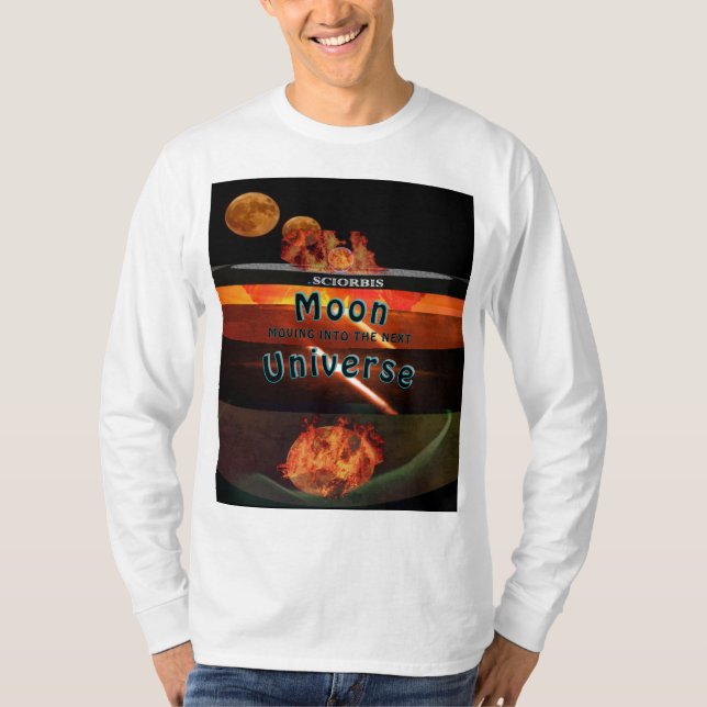 Camiseta Moon Moving into the Next Universe (Anverso)