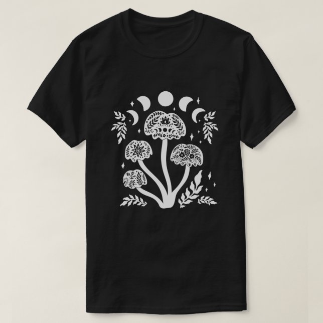 Camiseta Moon Mushrooms (Diseño del anverso)