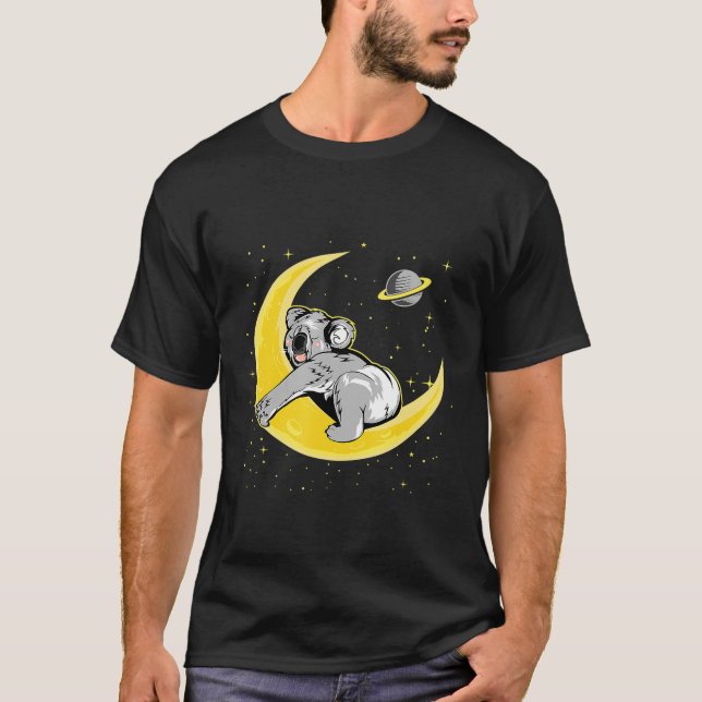 Camiseta Moon Night Sleeping Koala (Anverso)